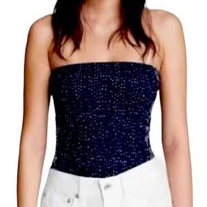 NEW rag and bone  blue aster body suit!